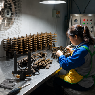 Wax Tree Assembly in Investment Casting